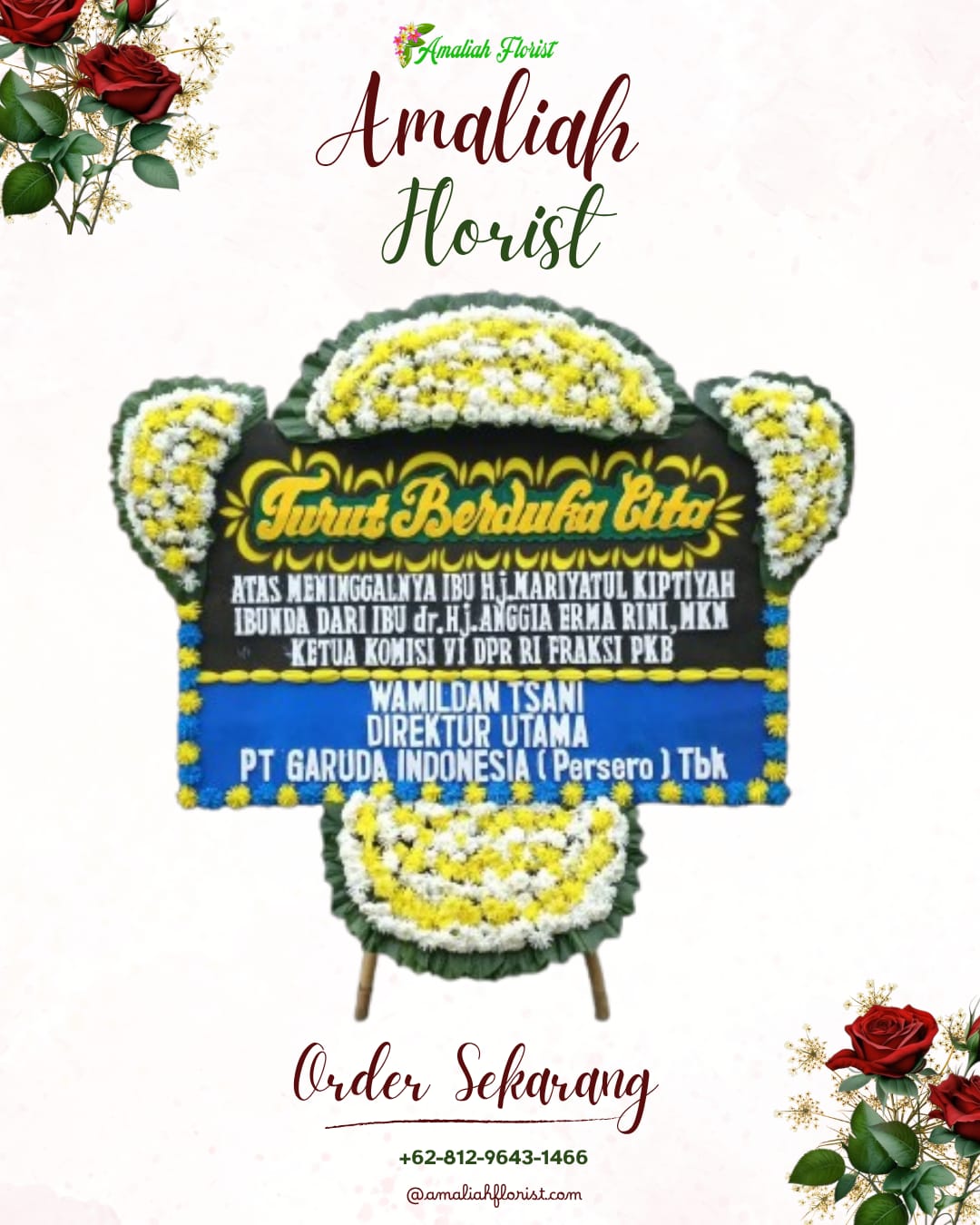 Papan Bunga Duka Tabanan